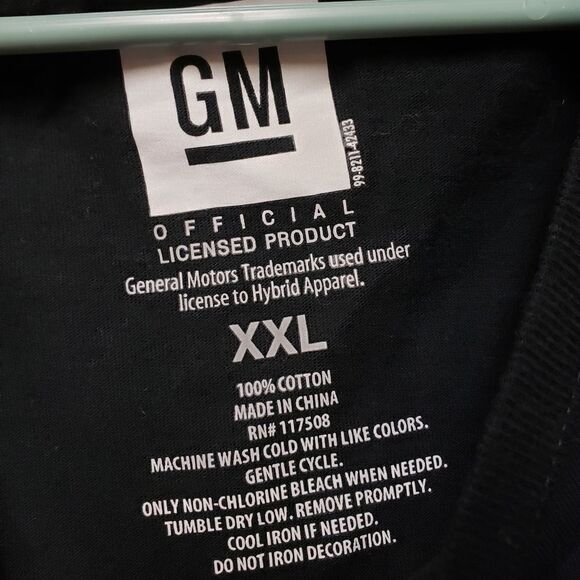 GM Motors Corbett Print long sleeve Shirt XXL NWT - Picture 5 of 6